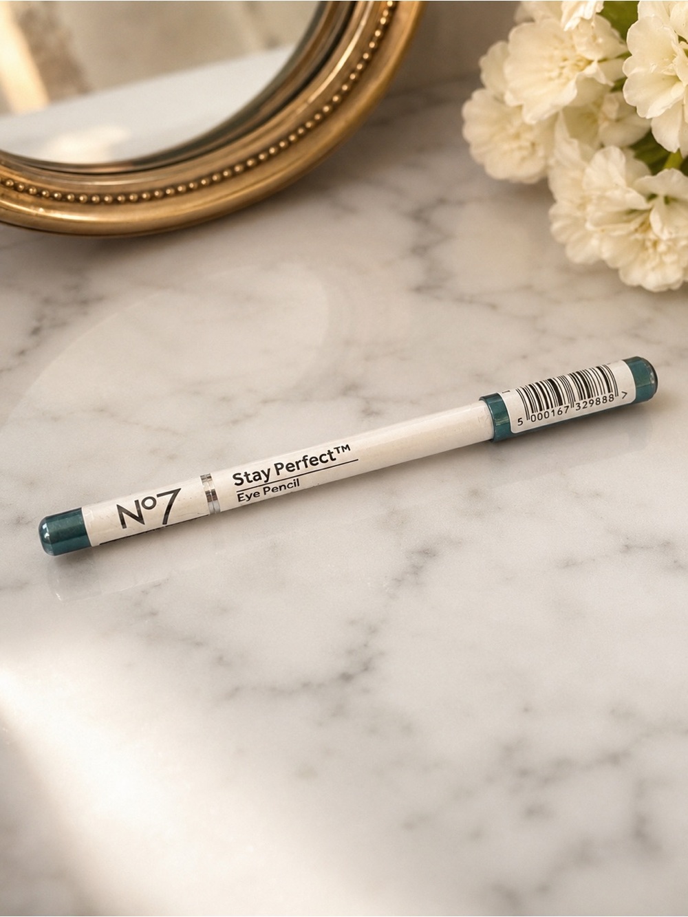 No7 Stay Perfect Eye Pencil Green Waterproof Eyeliner 0.04 oz NEW